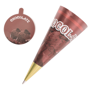 Barquilla Dulce Enconada de Chocolate